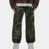MNML Double Knee Vintage Cargo Pants Camo