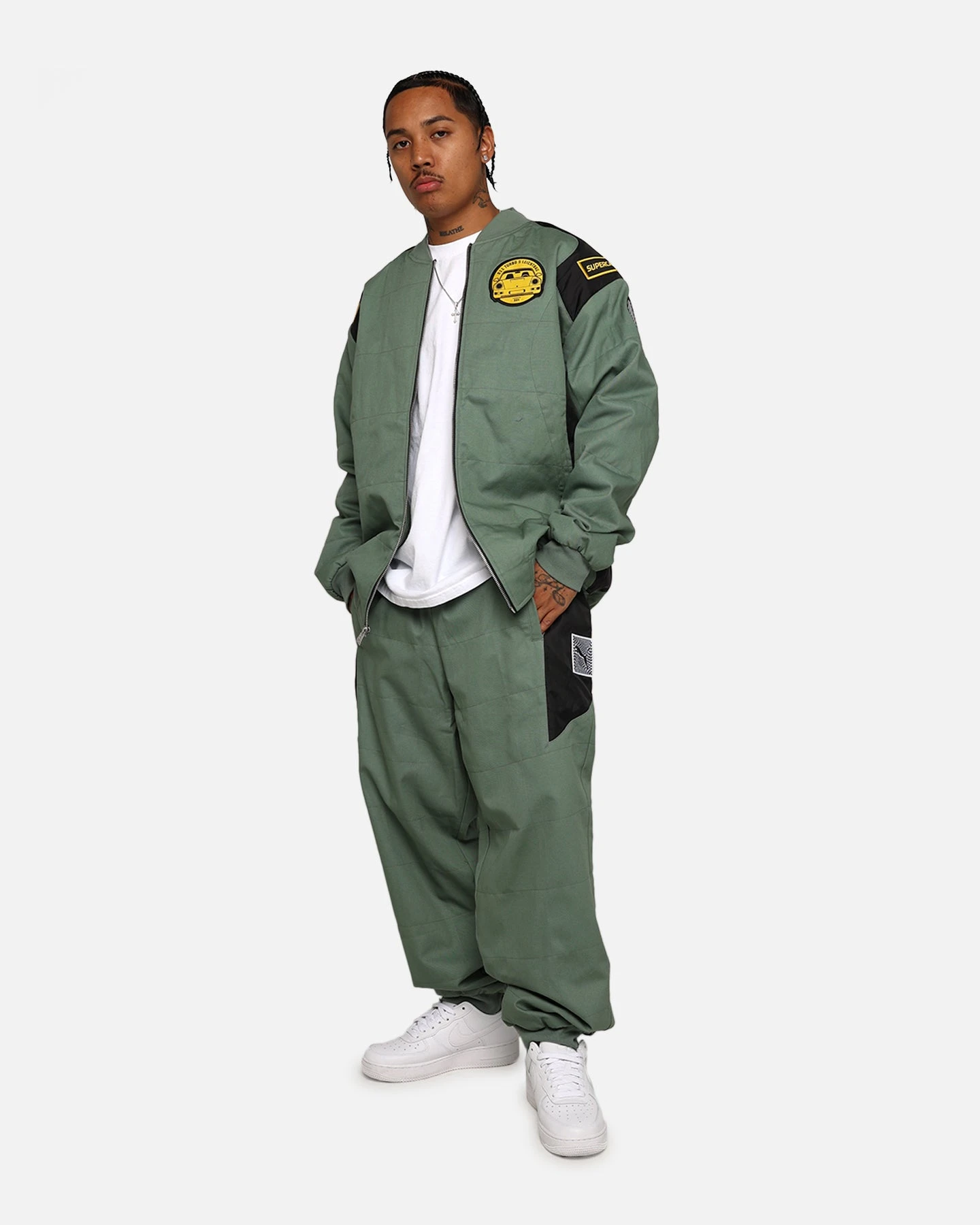Puma X Porsche Legacy Garage Crew Pants Eucalyptus 2 Puma X Porsche Legacy Garage Crew Pants Eucalyptus - Image 2