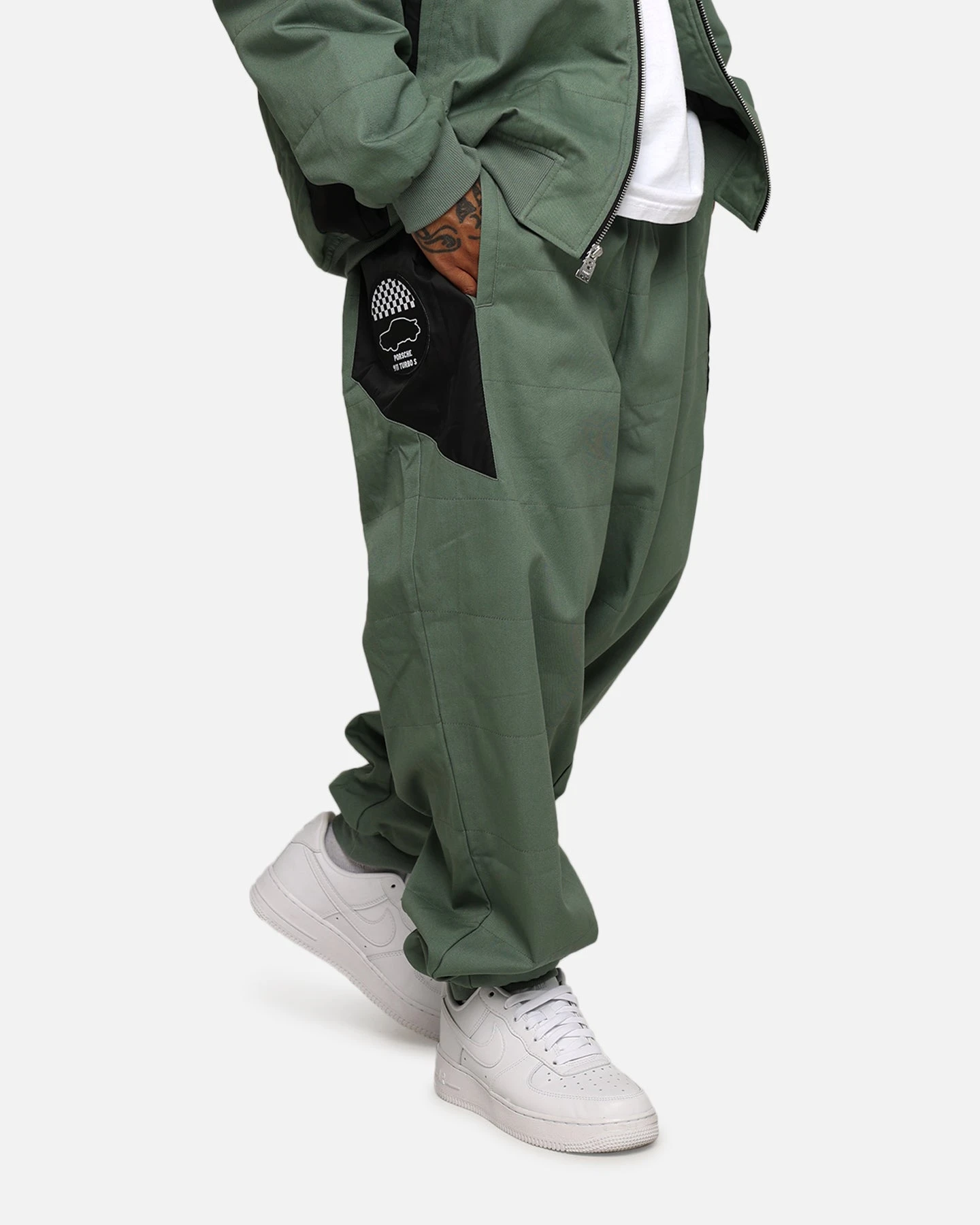 Puma X Porsche Legacy Garage Crew Pants Eucalyptus 3 Puma X Porsche Legacy Garage Crew Pants Eucalyptus - Image 3