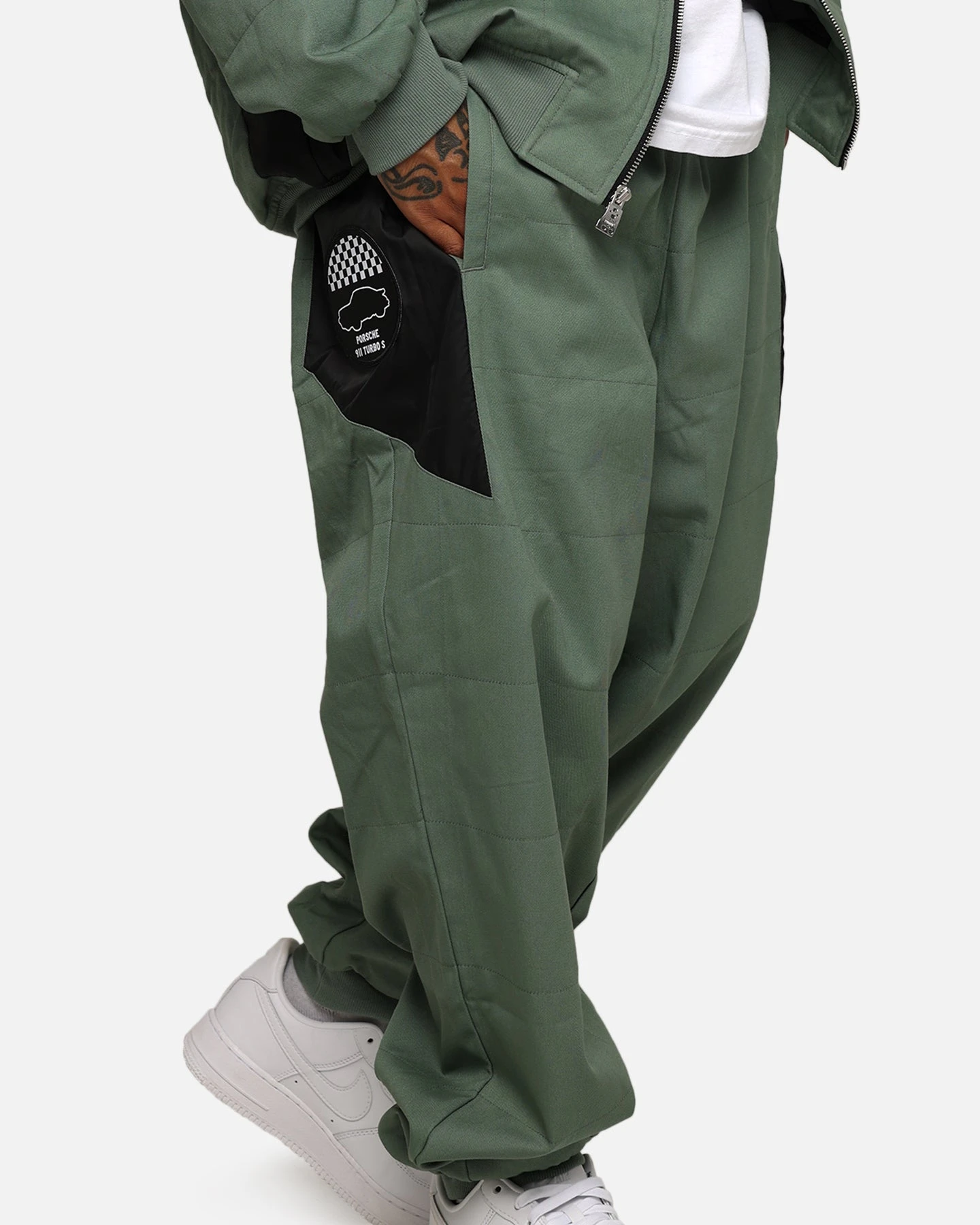 Puma X Porsche Legacy Garage Crew Pants Eucalyptus 5 Puma X Porsche Legacy Garage Crew Pants Eucalyptus - Image 5