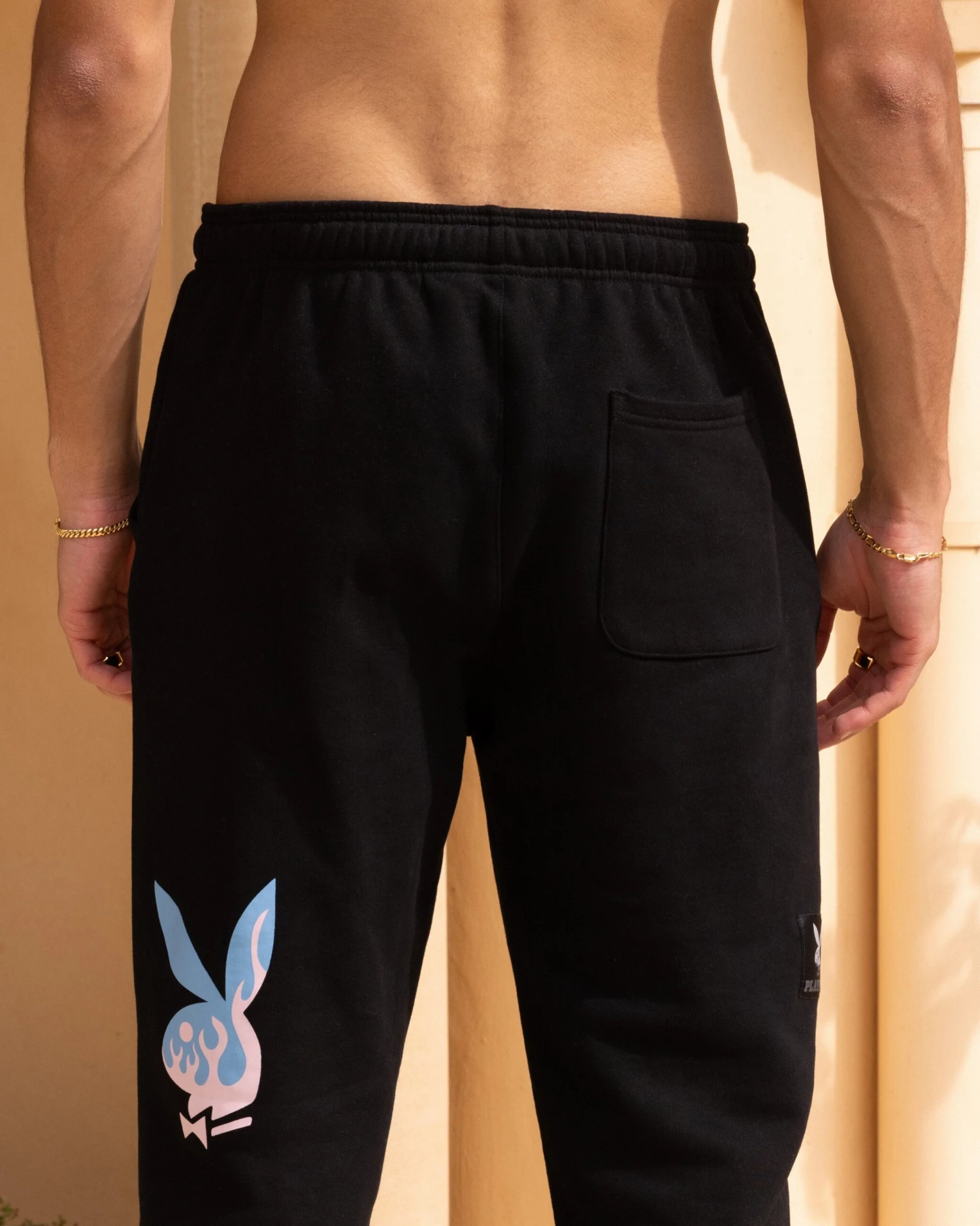 Playboy By Culture Kings Lit Bunny Track Pants Black 8 Playboy By Culture Kings Lit Bunny Track Pants Black - Image 8