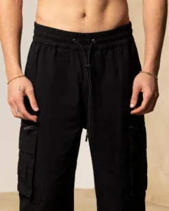 Carre Tactic Cargo Joggers Black -Champions Style 03011207 YB001 mens 0000070 scaled