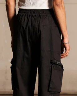 Saint Morta Gallery Zip Cargo Pants Black -Champions Style 03011220 YB001 mens 0080