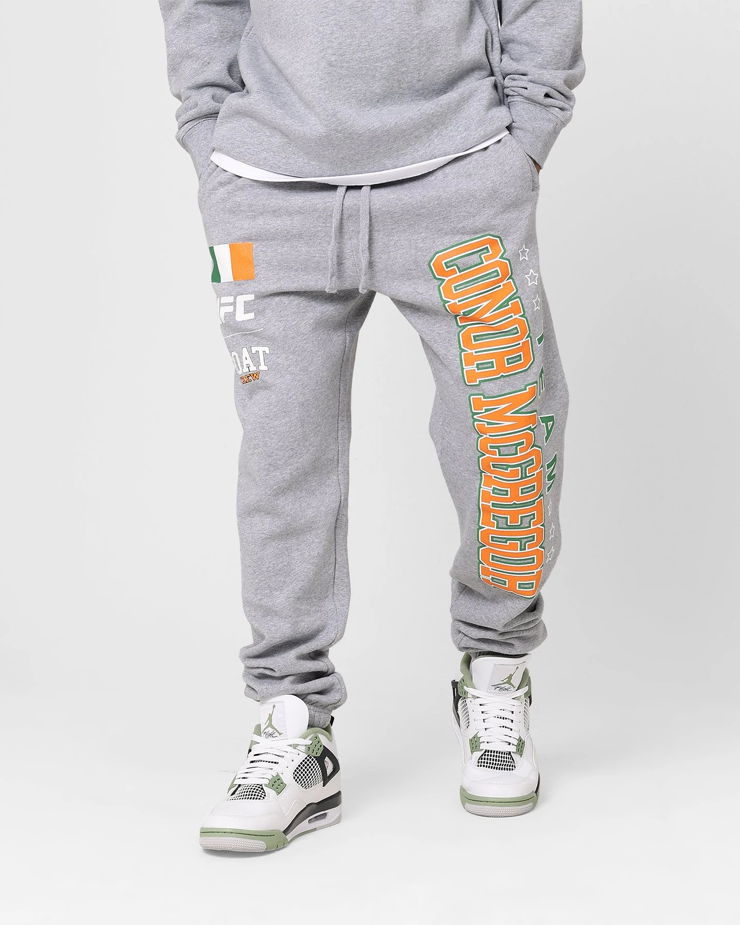 Goat Crew X UFC Conor McGregor Team McGregor Sweatpants Grey 1 Goat Crew X UFC Conor McGregor Team McGregor Sweatpants Grey