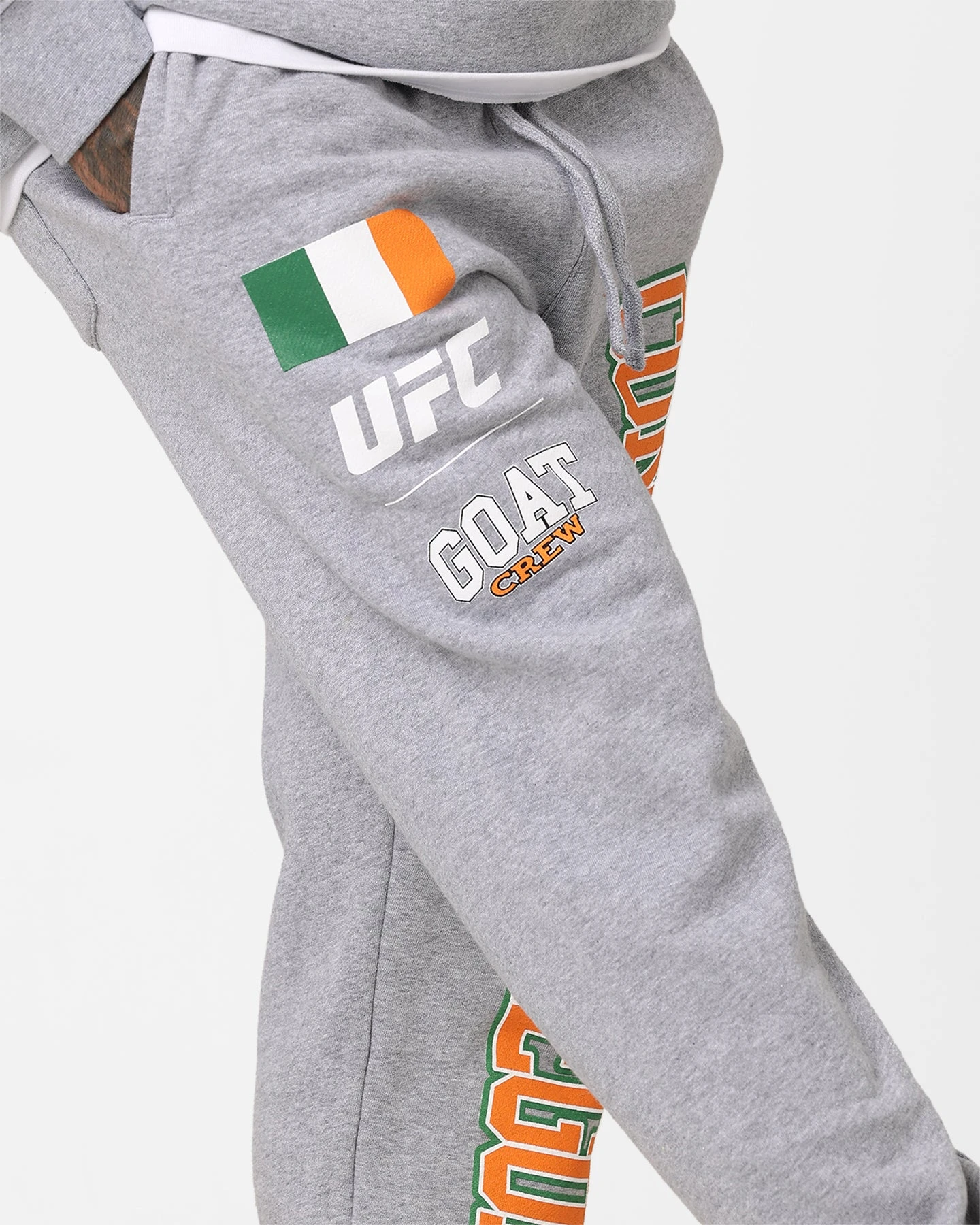 Goat Crew X UFC Conor McGregor Team McGregor Sweatpants Grey 3 Goat Crew X UFC Conor McGregor Team McGregor Sweatpants Grey - Image 3