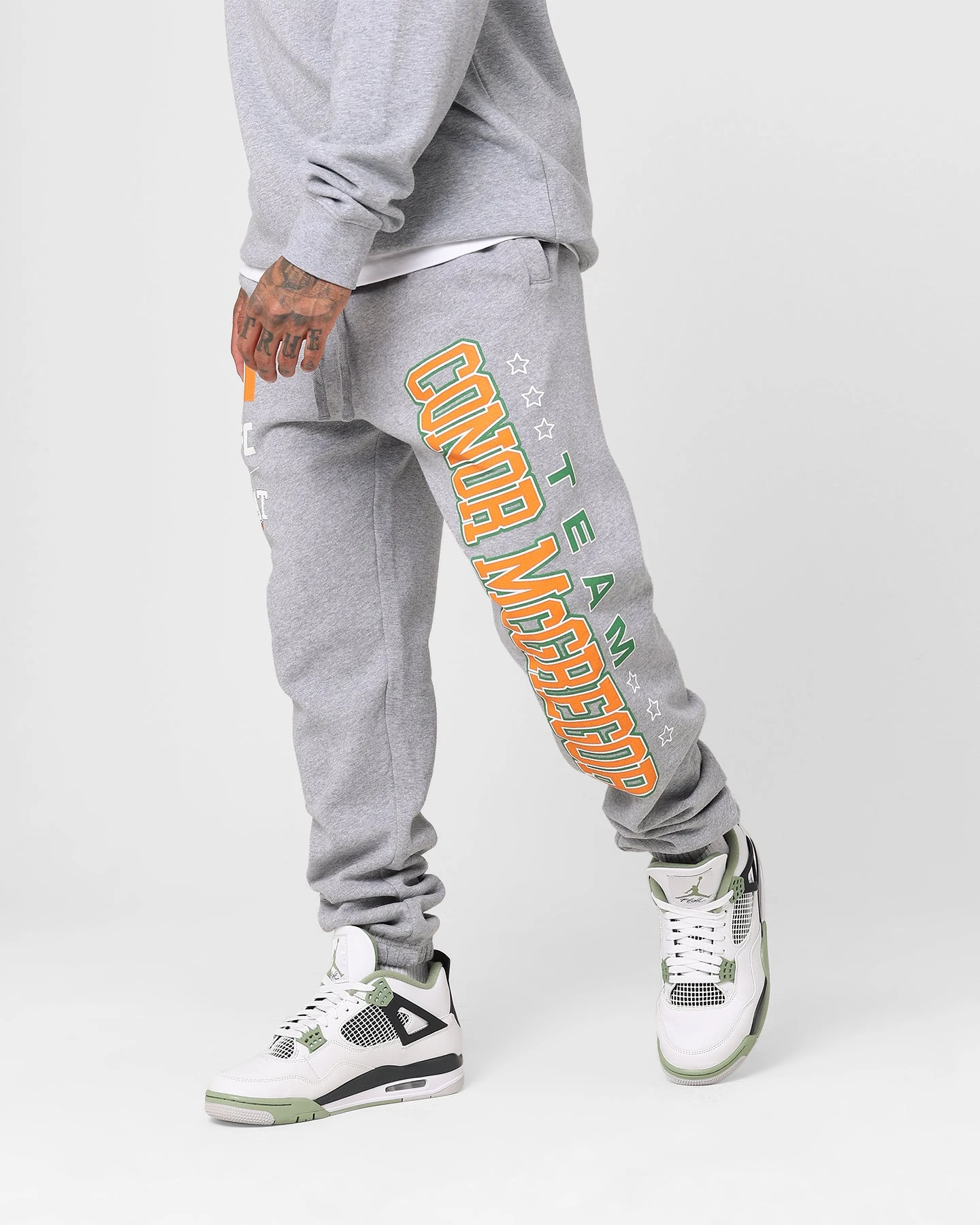Goat Crew X UFC Conor McGregor Team McGregor Sweatpants Grey 6 Goat Crew X UFC Conor McGregor Team McGregor Sweatpants Grey - Image 6