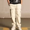 Saint Morta Infantry Relaxed Cargo Pants Off White