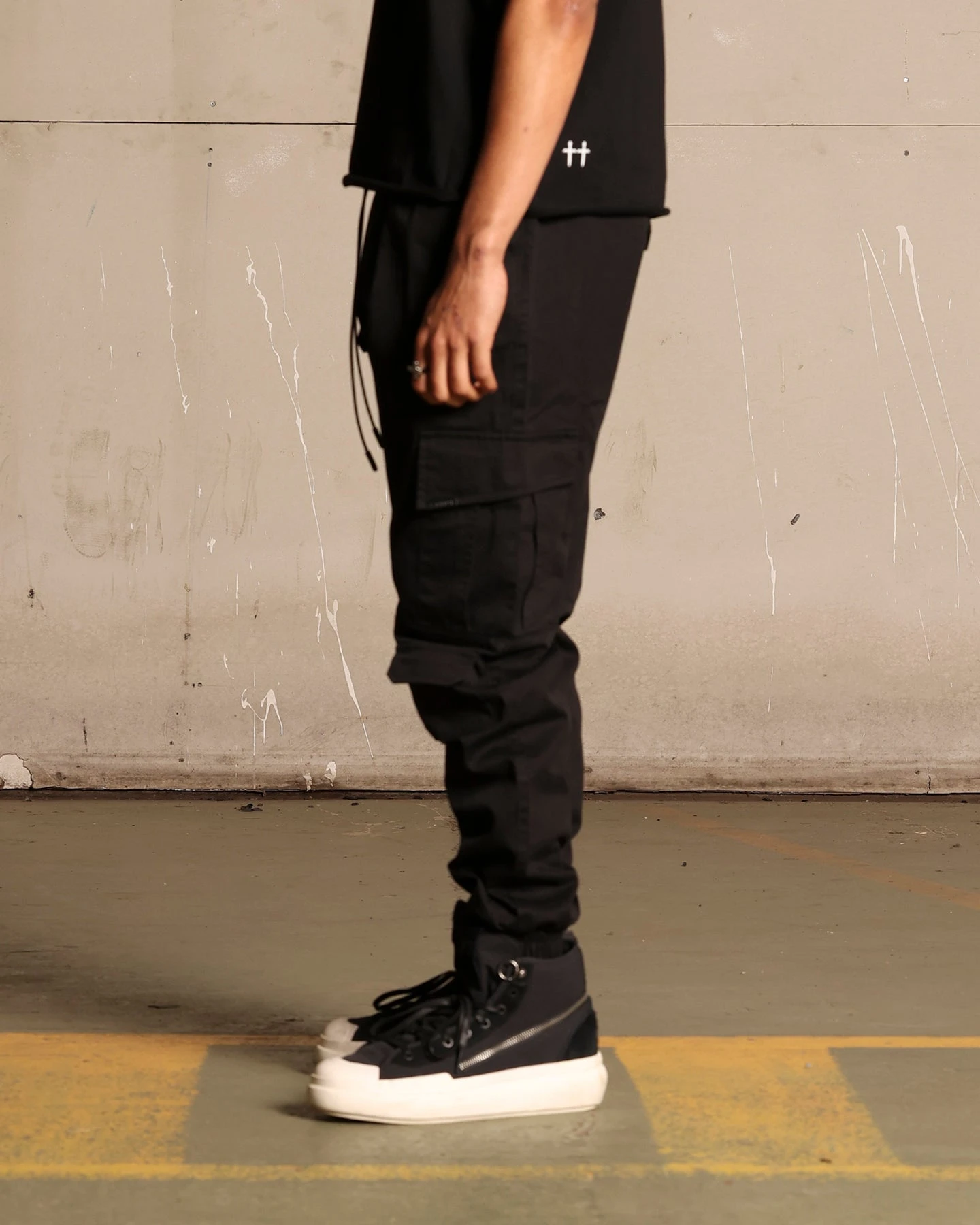 Saint Morta Utility Joggers Black 5 Saint Morta Utility Joggers Black - Image 5