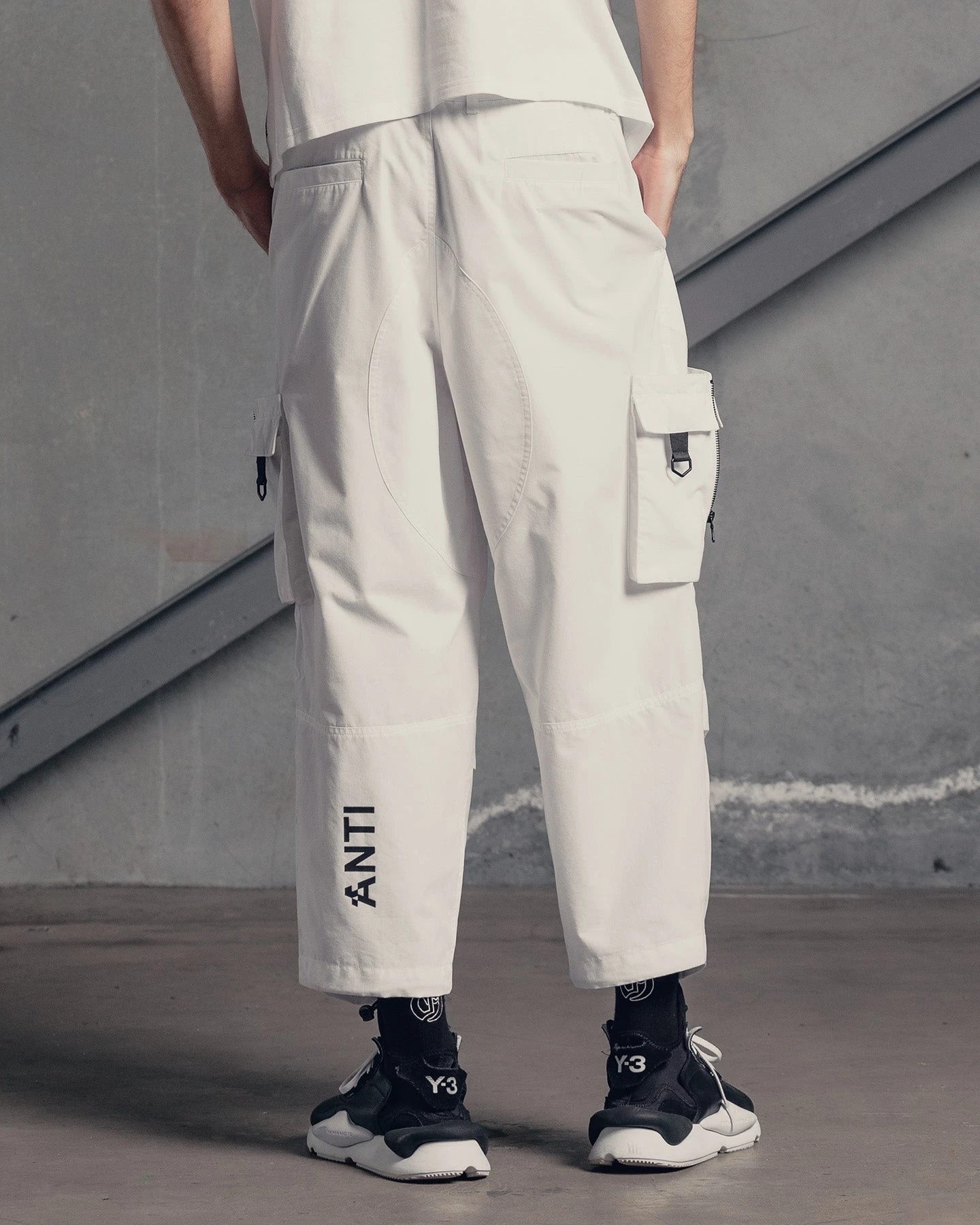 The Anti Order Armed Forces Buffalo Joggers Off White 2 The Anti Order Armed Forces Buffalo Joggers Off White - Image 2