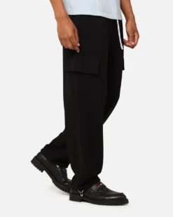 Carre Grain Superior Cargo Jogger Black -Champions Style 03011418 YB001 mens 0050
