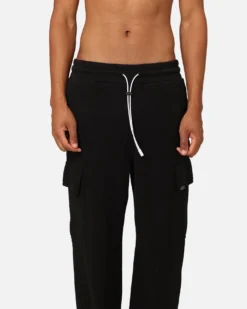 Carre Grain Superior Cargo Jogger Black -Champions Style 03011418 YB001 mens 0080