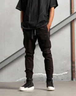 The Anti Order Suburbian Corduroy Jogger Black