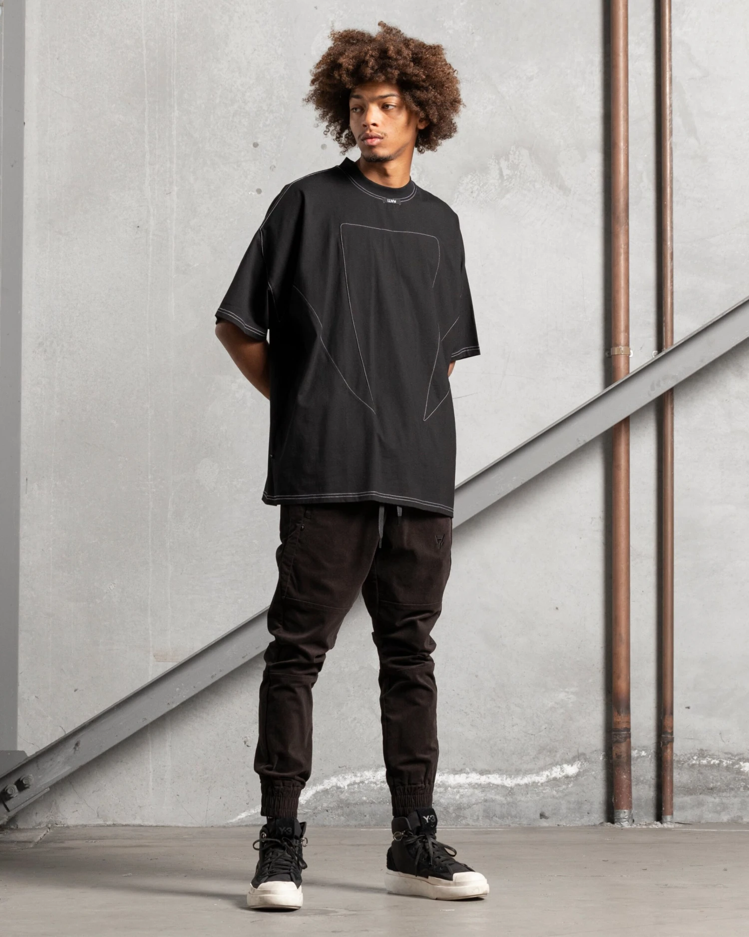 The Anti Order Suburbian Corduroy Jogger Black 2 The Anti Order Suburbian Corduroy Jogger Black - Image 2