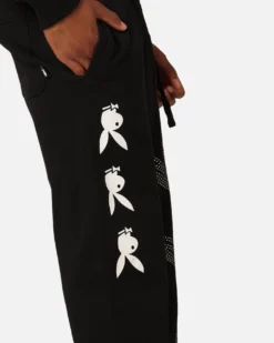 Playboy By Culture Kings Shyne Track Pants Black -Champions Style 03011451 YB001 mens 0030