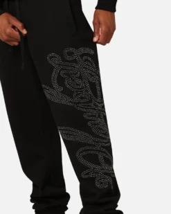 Playboy By Culture Kings Shyne Track Pants Black -Champions Style 03011451 YB001 mens 0040