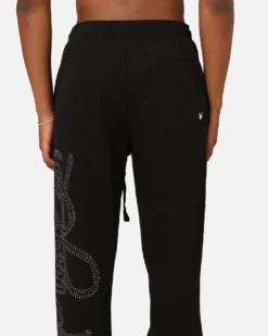 Playboy By Culture Kings Shyne Track Pants Black -Champions Style 03011451 YB001 mens 0080