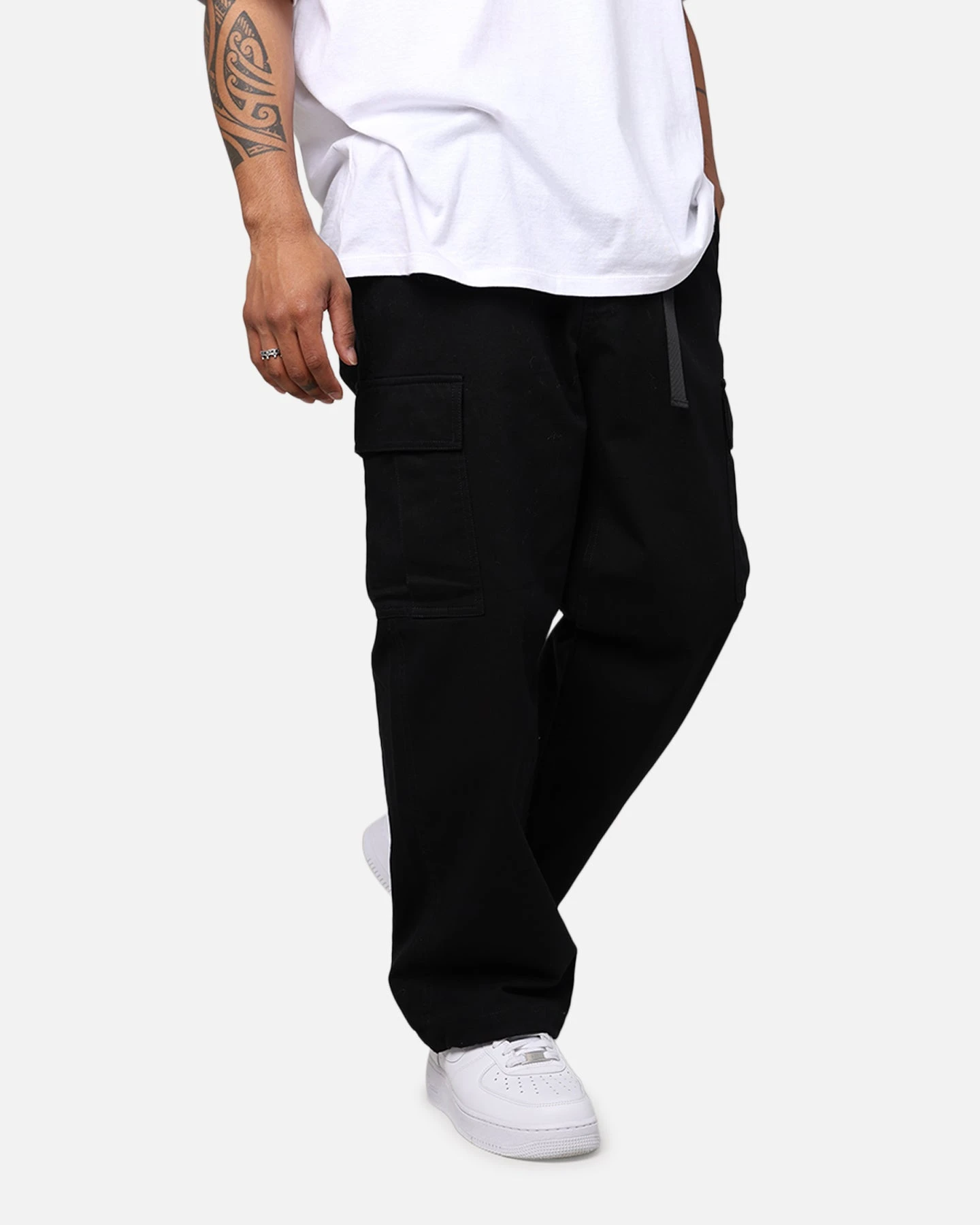 X-Large Twill Easy Cargo Pants Black 3 X-Large Twill Easy Cargo Pants Black - Image 3