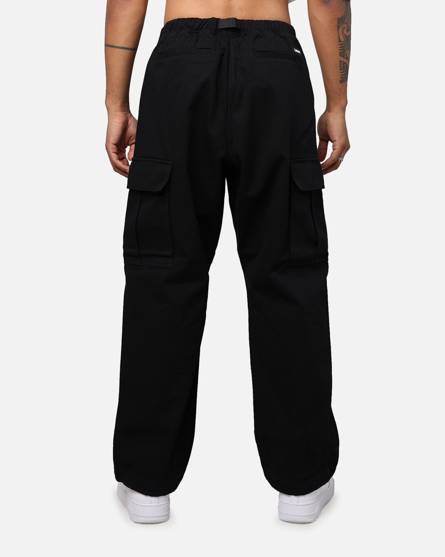 X-Large Twill Easy Cargo Pants Black 8 X-Large Twill Easy Cargo Pants Black - Image 8
