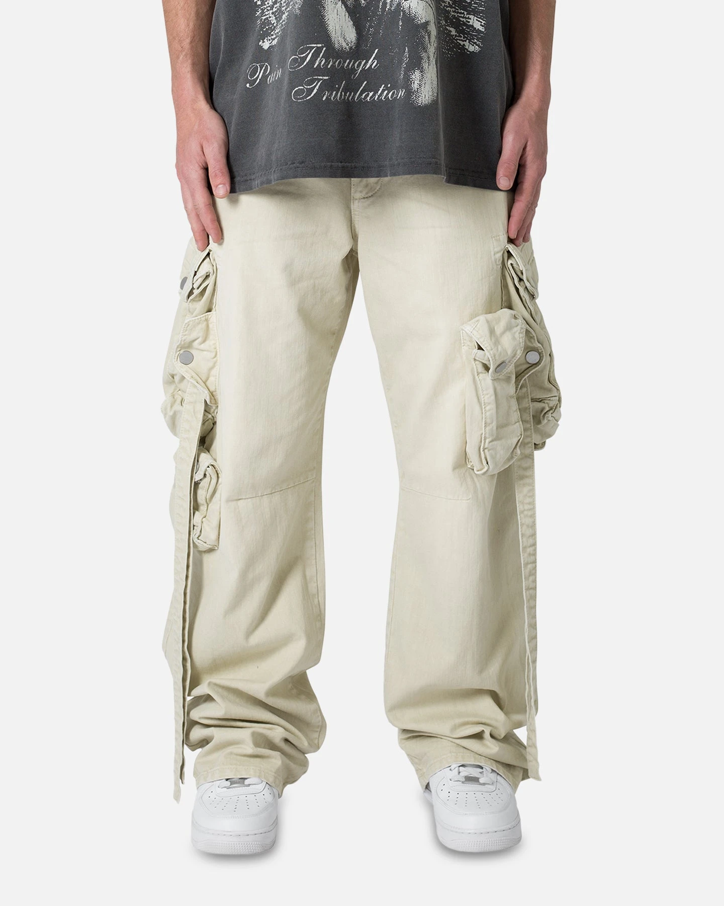 MNML Strapped Multi Cargo Pants Khaki 1 MNML Strapped Multi Cargo Pants Khaki