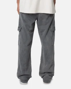 MNML Washed Relaxed Cargo Sweatpants Black 9 MNML Washed Relaxed Cargo Sweatpants Black -Champions Style 03011791 YB001 mens 0040