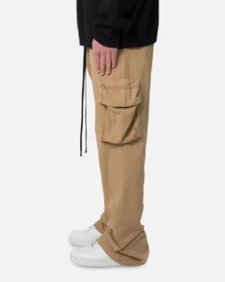 MNML Drawcord Flare Cargo Pants Khaki -Champions Style 03011859 YK001 mens 0030 109af7cb 29f9 4180 8252 b808a2af61c3