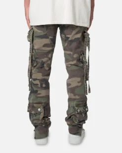 MNML D152 Cargo Pants Woodland Camo -Champions Style 03011985 YC040 mens 0040