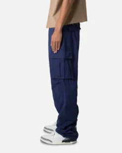 MNML Ultra Baggy Vintage Cargo Pants Navy -Champions Style 03012083 YN200 mens 0030
